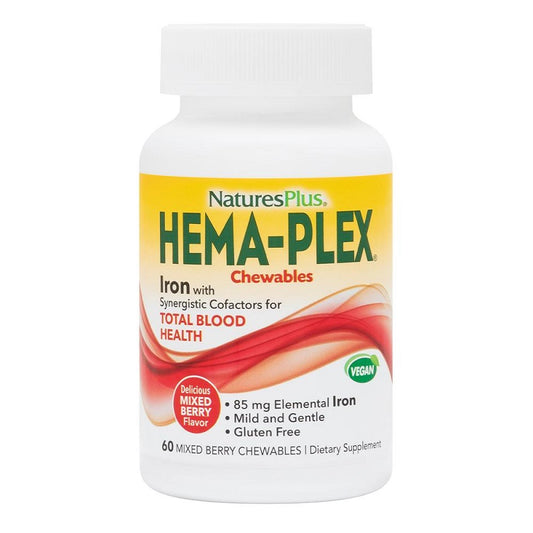 Hema-Plex 60 Chewables by NaturesPlus