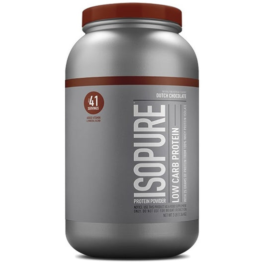 Isopure Dutch Chocolate 3lb by Nature's Best