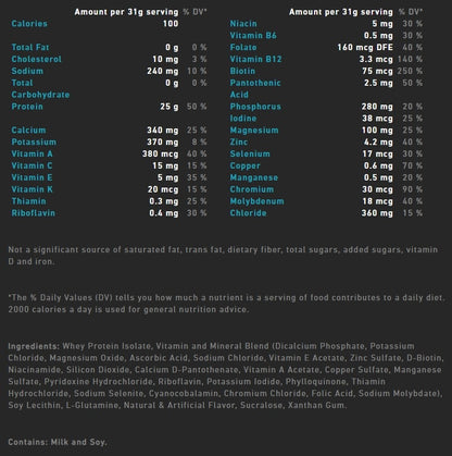 Isopure Creamy Vanilla 3lb by Nature's Best