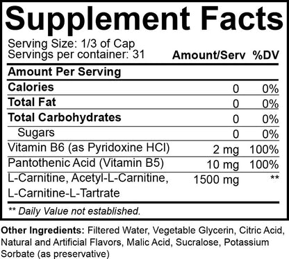 L-Carnitine 1500 Green Apple by Nutrakey