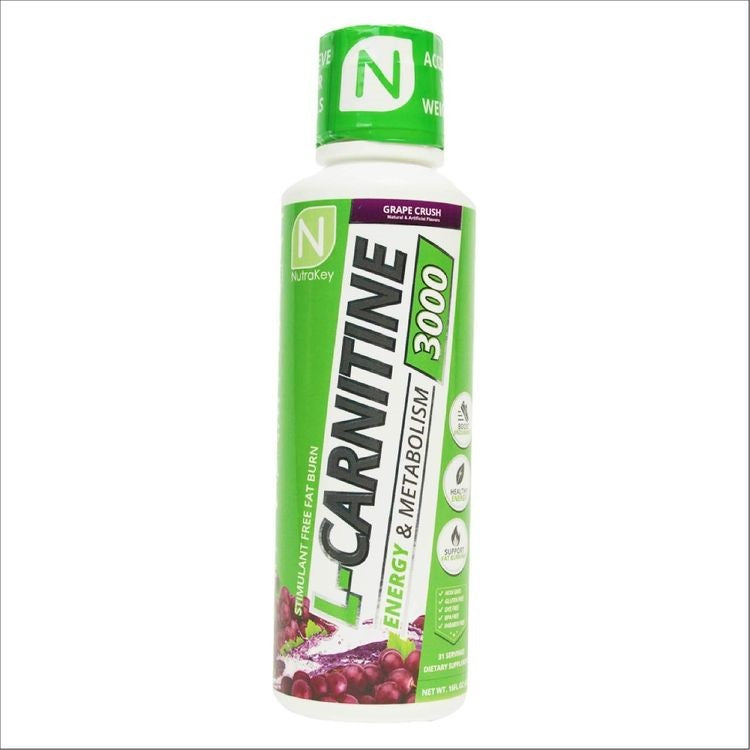 L-Carnitine 3000 Grape Crush by Nutrakey