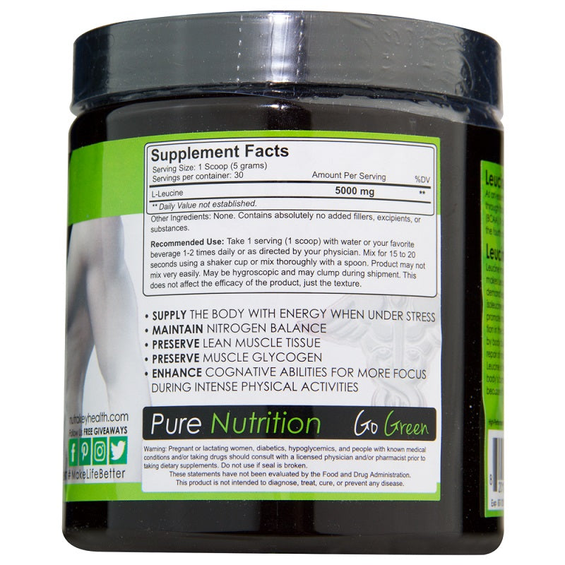 Leucine Powder 150g by Nutrakey