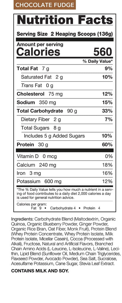 Clean Gainer Chocolate Fudge 5lb by Rival Nutrition