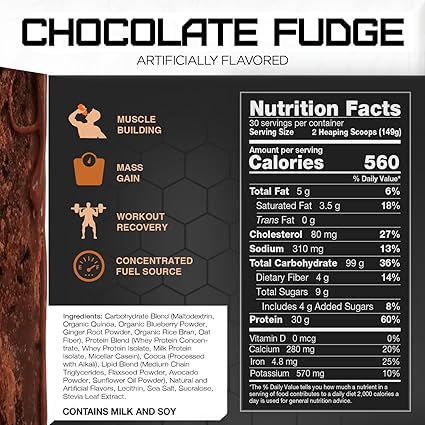 Clean Gainer Chocolate Fudge 10lb by Rival Nutrition