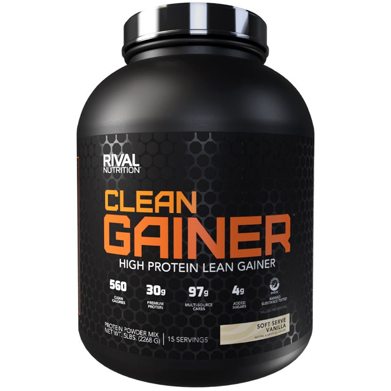 Clean Gainer Soft Serve Vanilla 5lb by Rival Nutrition