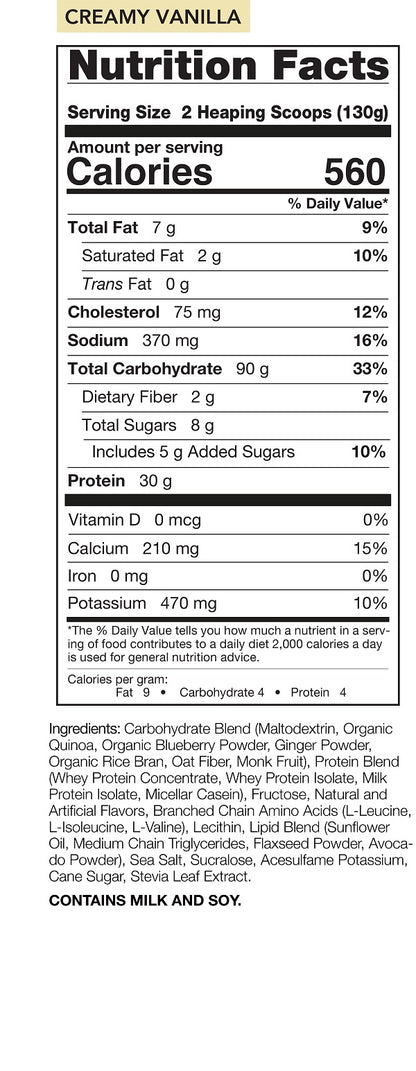 Clean Gainer Soft Serve Vanilla 5lb by Rival Nutrition