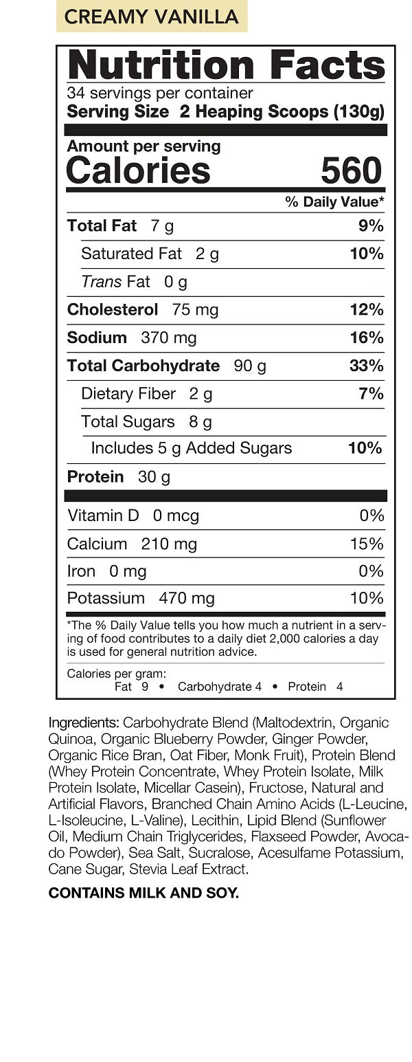 Clean Gainer Soft Serve Vanilla 10lb by Rival Nutrition – Wholesale ...