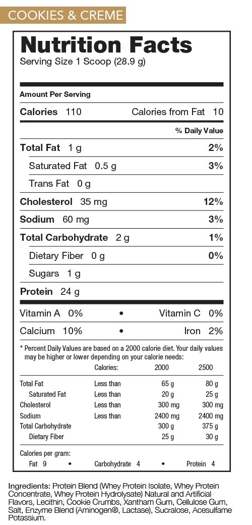 Rival Whey Cookies & Cream 2lb by Rival Nutrition