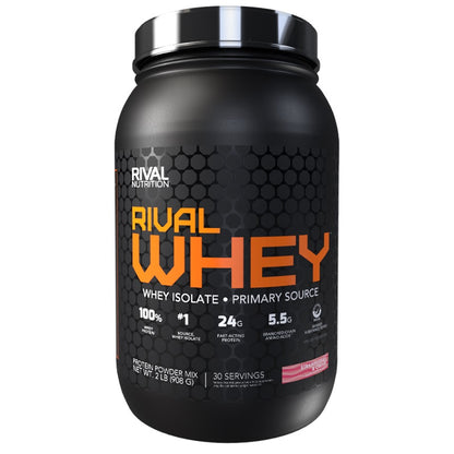 Rival Whey Strawberries & Cream 2lb by Rival Nutrition