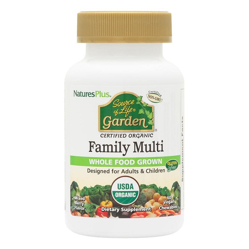 Source of Life Garden Family Multi 60 Chewables by NaturesPlus