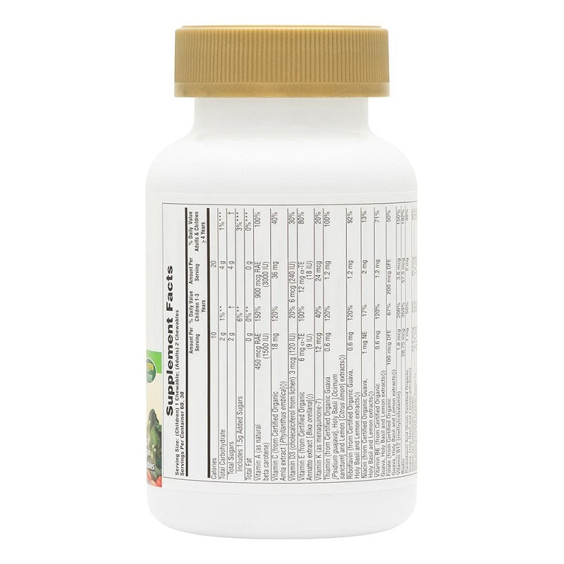 Source of Life Garden Family Multi 60 Chewables by NaturesPlus