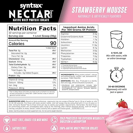 Nectar Strawberry Mousse by Syntrax