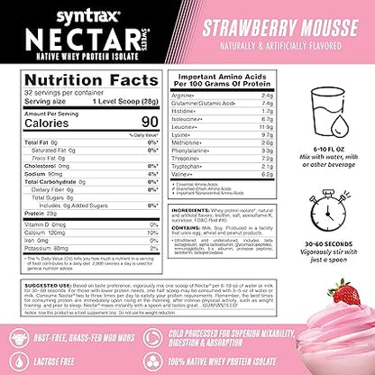 Nectar Strawberry Mousse by Syntrax
