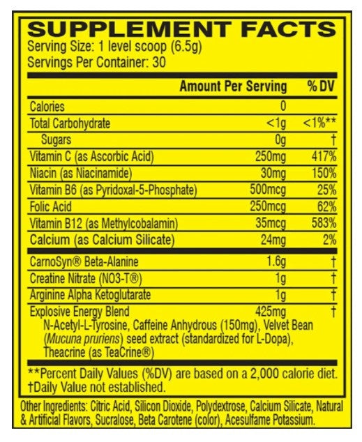 C4 Original Orange Burst 30svg by Cellucor