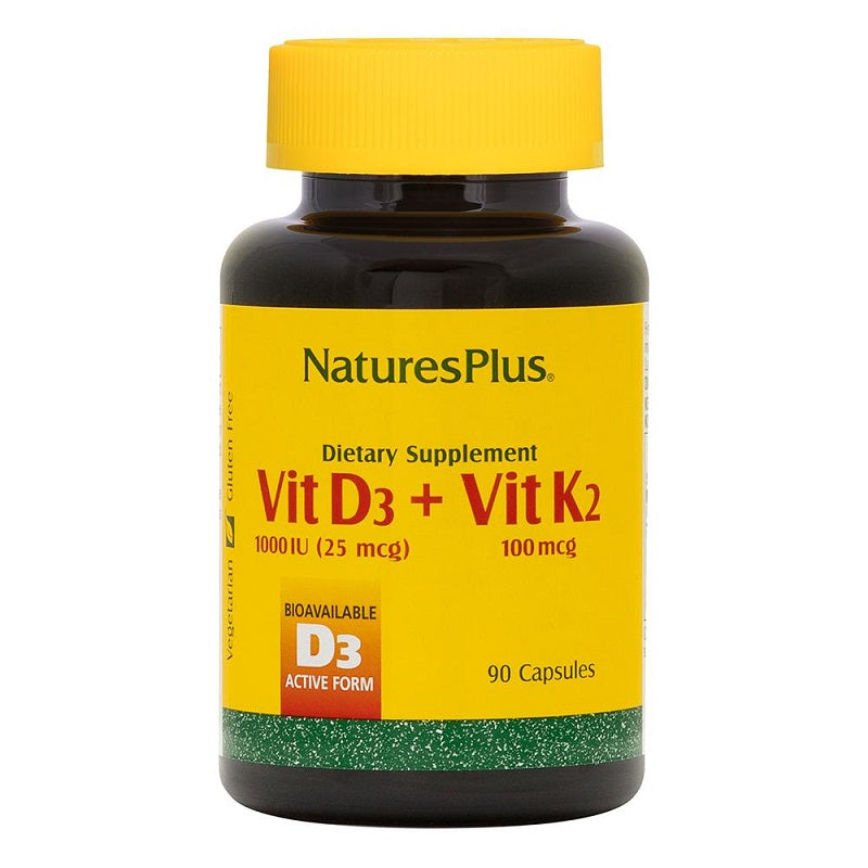 Vitamin D3 + Vitamin K2 by NaturesPlus