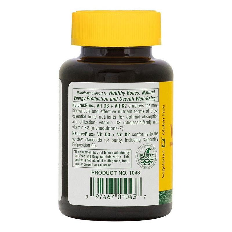 Vitamin D3 + Vitamin K2 by NaturesPlus