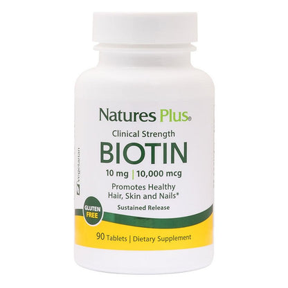 Biotin 10,000mcg 90tabs by NaturesPlus