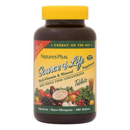 Source of Life Multivitamin 180tabs by NaturesPlus