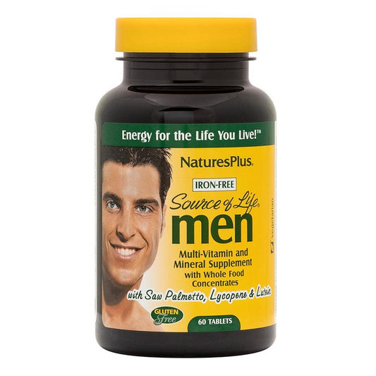 Source of Life Men Multivitamin Iron-Free 60tabs by NaturesPlus