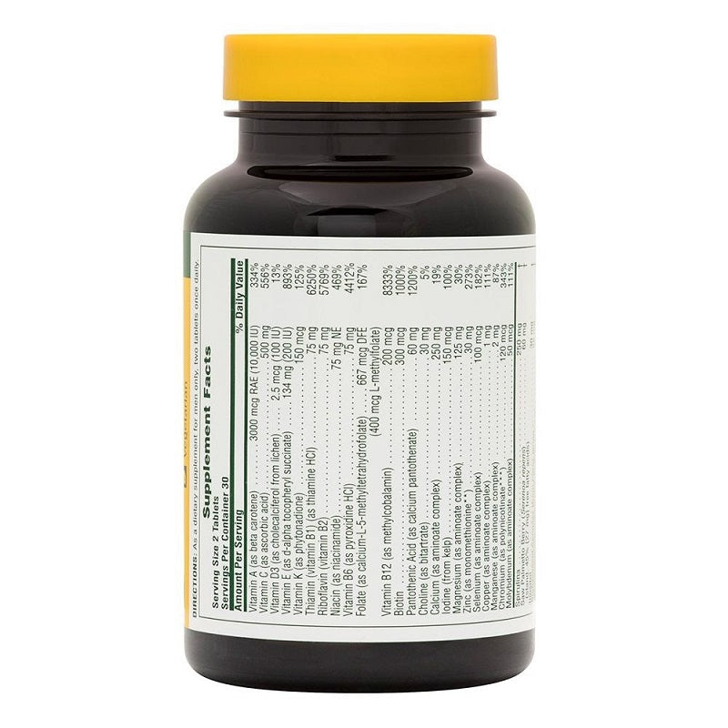 Source of Life Men Multivitamin Iron-Free 60tabs by NaturesPlus