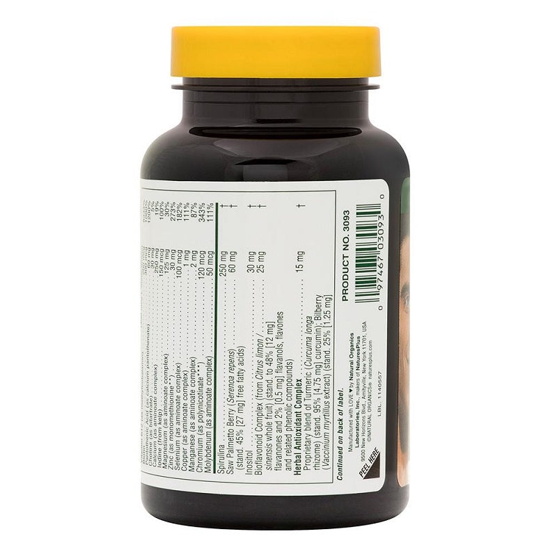 Source of Life Men Multivitamin Iron-Free 60tabs by NaturesPlus