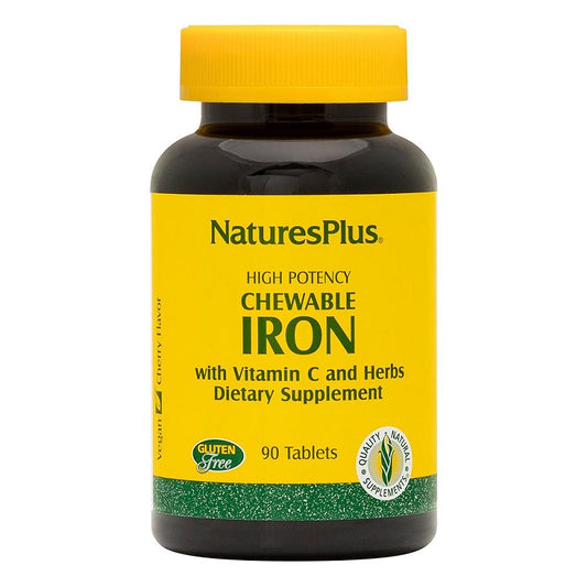 Iron with Vitamin C and Herbs 90 Chewables by NaturesPlus