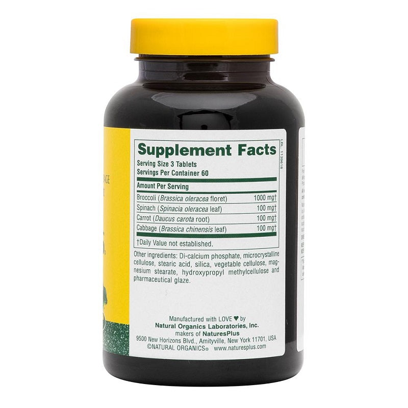 Mixed Vegetables 180tabs by NaturesPlus