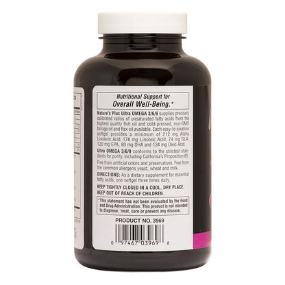 Ultra Omega 3/6/9 120sg by NaturesPlus