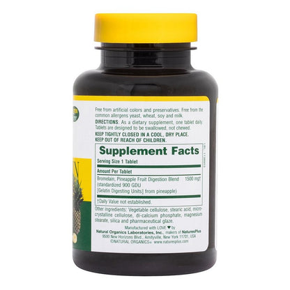 Ultra Bromelain 1,500mg 60tabs by NaturesPlus