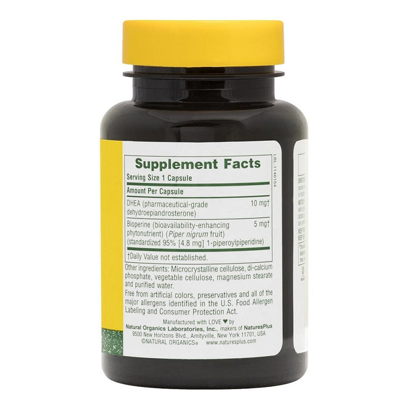 DHEA-10 with Bioperine by NaturesPlus