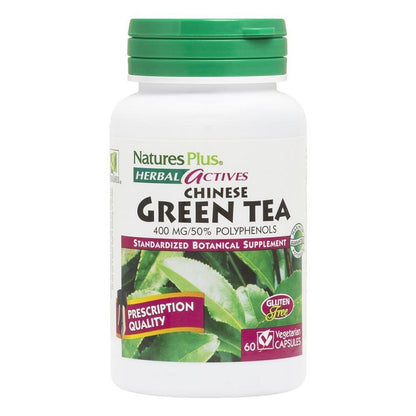 Green Tea Chinese 400mg 60VegCaps by NaturesPlus