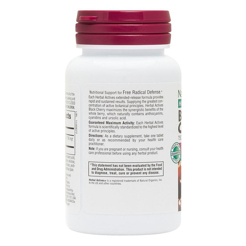 Black Cherry ER 750mg 30tabs by NaturesPlus