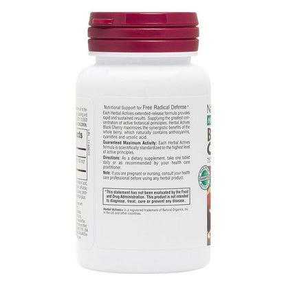 Black Cherry ER 750mg 30tabs by NaturesPlus