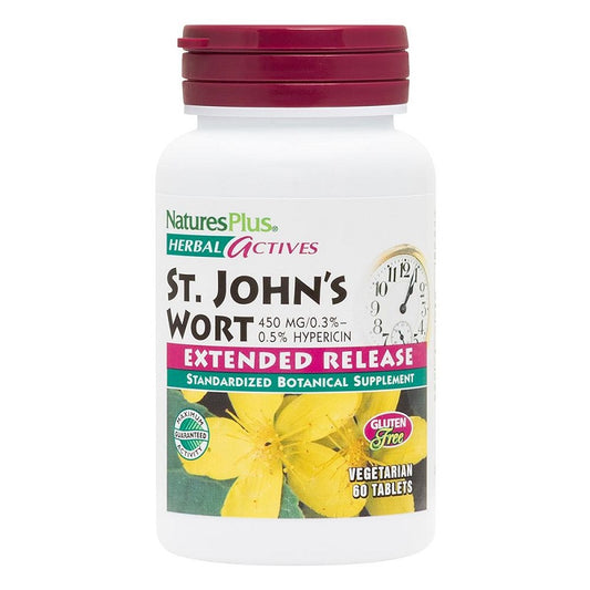 St. John's Wort ER 450mg 60tabs by NaturesPlus