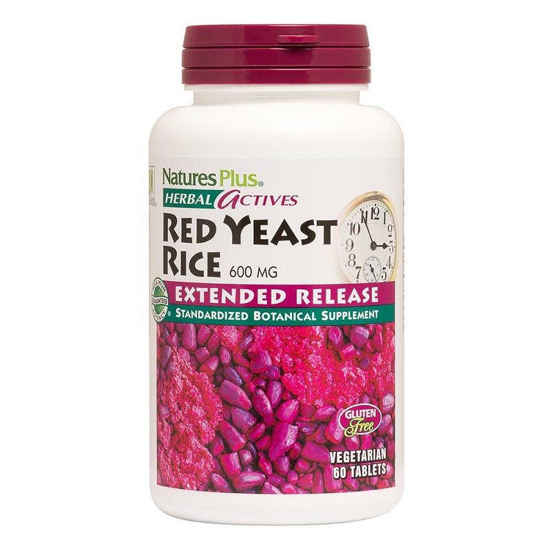 Red Yeast Rice ER 600mg 60tabs by NaturesPlus