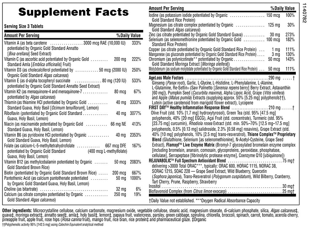 Ageloss Men's Multi by NaturesPlus