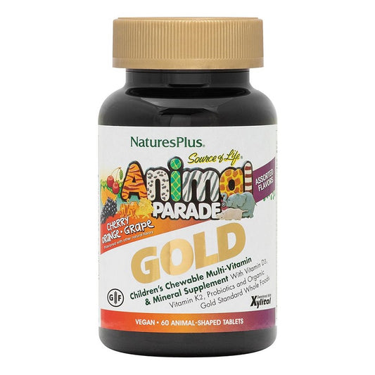 Animal Parade Gold Assorted 60 Chewables by NaturesPlus