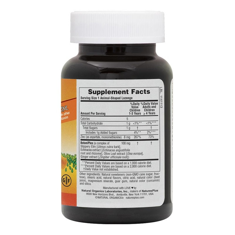 Animal Parade Kid Zinc 90 Lozenges by NaturesPlus