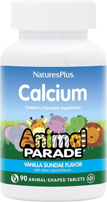 Animal Parade Calcium 90 Chewables by NaturesPlus