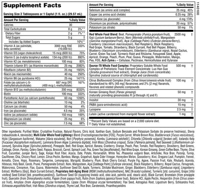 Source of Life Red Multivitamin Liquid 30oz by NaturesPlus