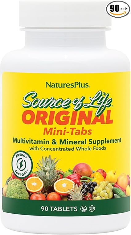 Source of Life Multivitamin 90 Mini-Tabs by NaturesPlus