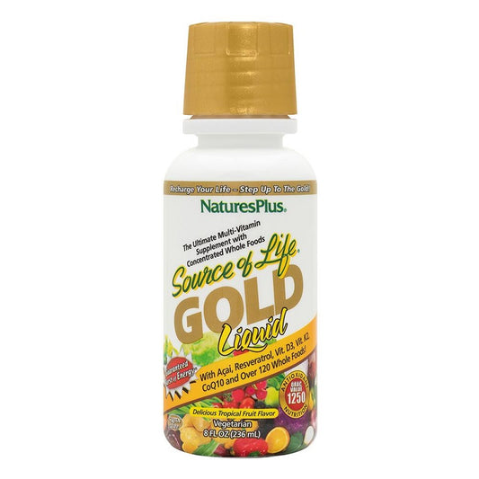 Source of Life Gold Multivitamin Liquid 8oz by NaturesPlus