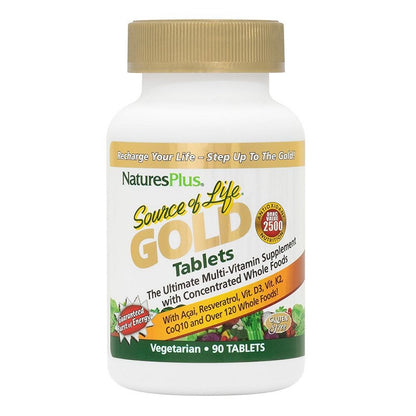 Source of Life Gold Multivitamin 90tabs by NaturesPlus