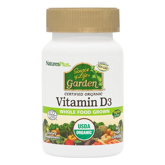Source of Life Garden Vitamin D3 5,000 IU 60VegCaps by NaturesPlus