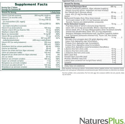 Source of Life Men Multivitamin Iron-Free 120 Tablets by Nature's Plus