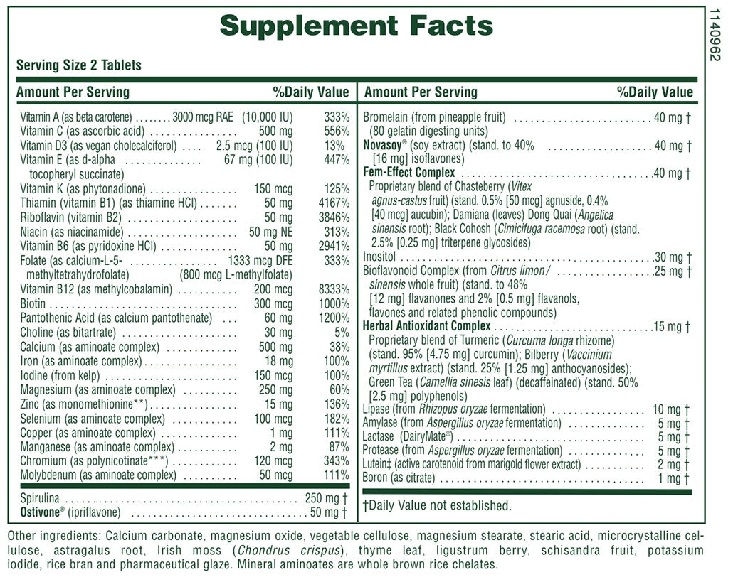 Source of Life Women Multivitamin 120tabs by NaturesPlus