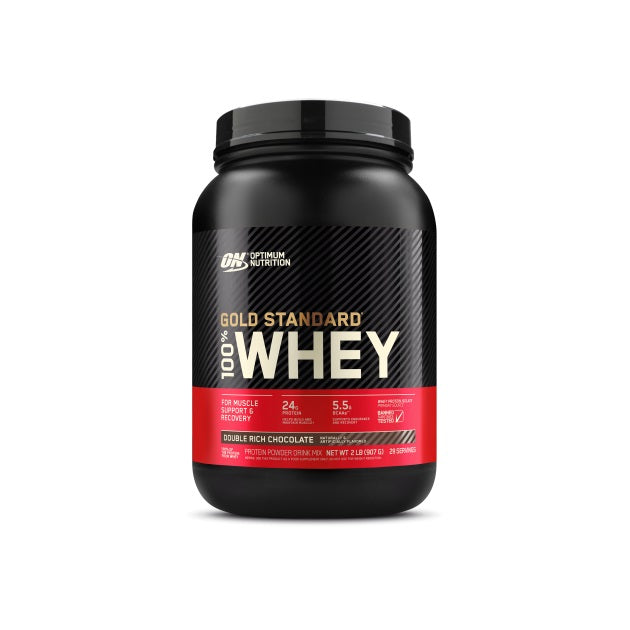 Gold Standard Whey Double Rich Chocolate 2lb by Optimum Nutrition