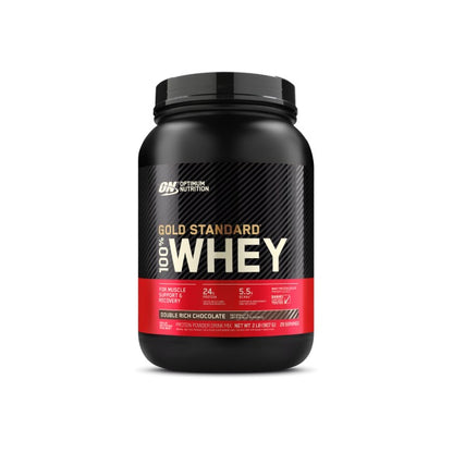 Gold Standard Whey Double Rich Chocolate 2lb by Optimum Nutrition