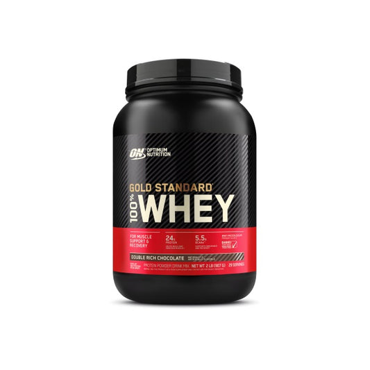 Gold Standard Whey Double Rich Chocolate 2lb by Optimum Nutrition