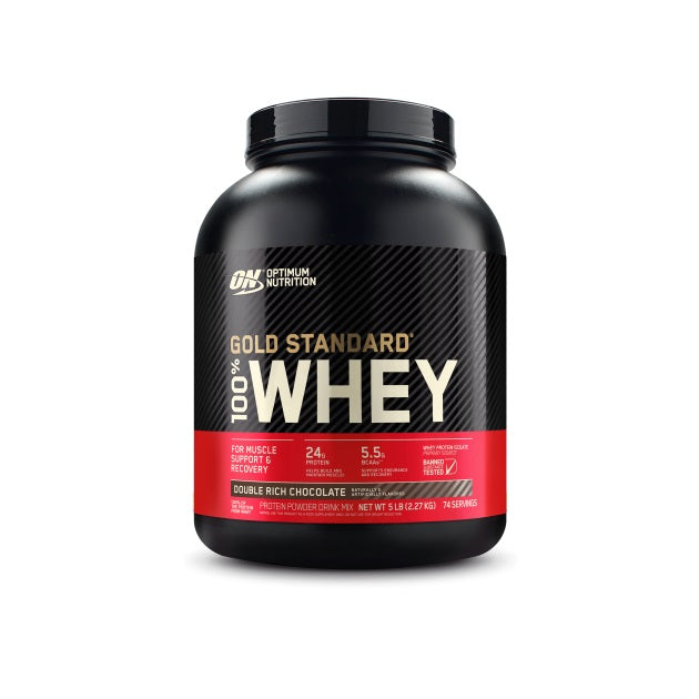 Gold Standard Whey Double Rich Chocolate 5lb by Optimum Nutrition